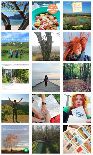 Screenshot 15 Instagram Postings von Karin Hartmann