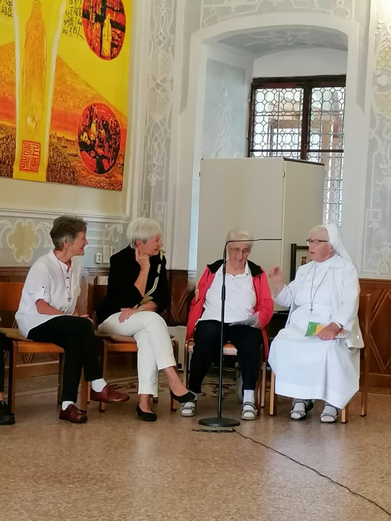 Schwester Monika, Waltraud Bittner, Schwester Marcella und Schwester Waltraude