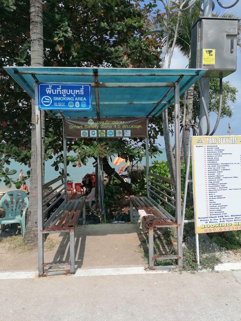 Thailändische Raucherzone