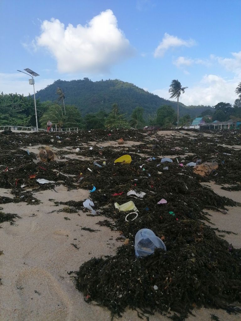 Lamai Beach Müll