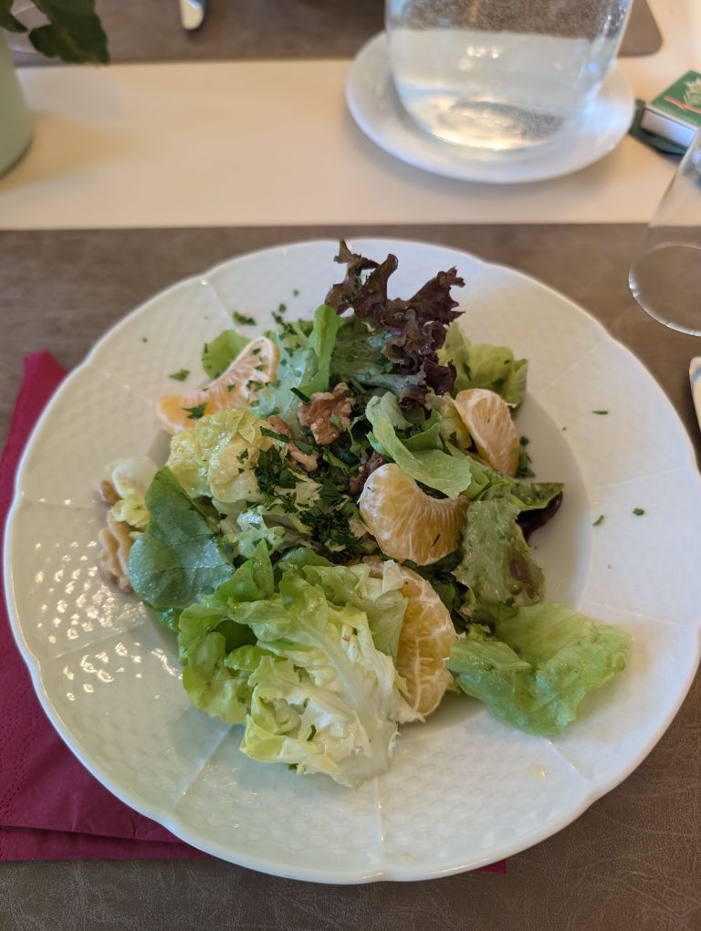 Blattsalat mit Mandarinen