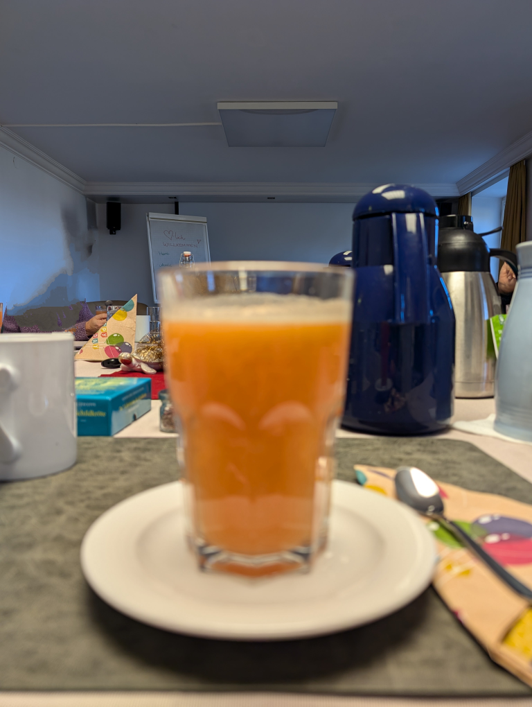 Glas mit Saft