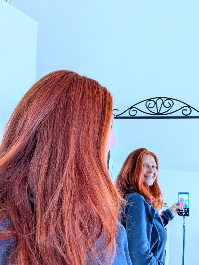 Karin mit offenem Haar