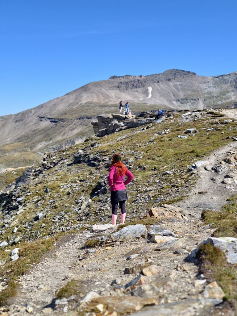 Karin auf karger Felsenlandschaft