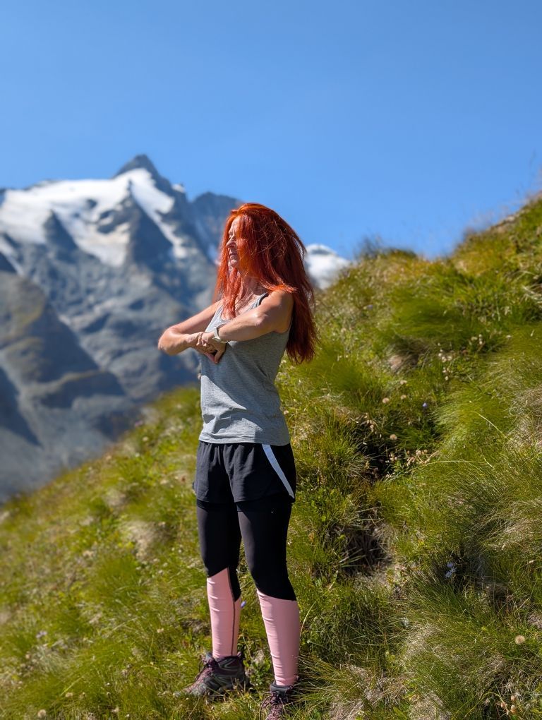 Karin mit der Druidenfaust am Emotionalfeld