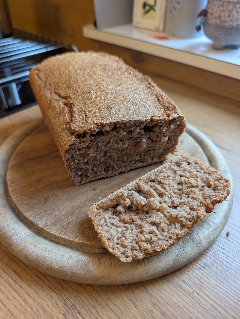 Angeschnittnes Brot.