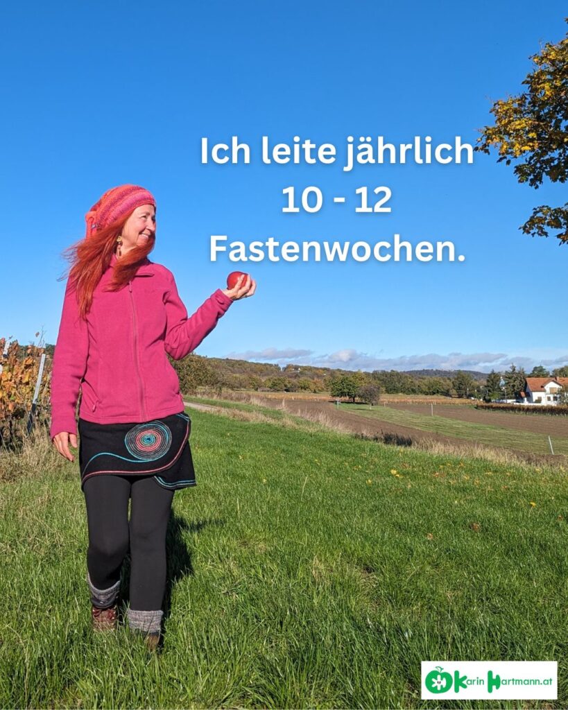 Ich leite jährlich 10-12 Fastenwochen.