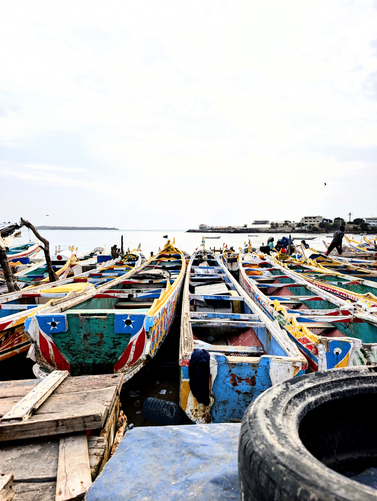 Bunte Fischerboote