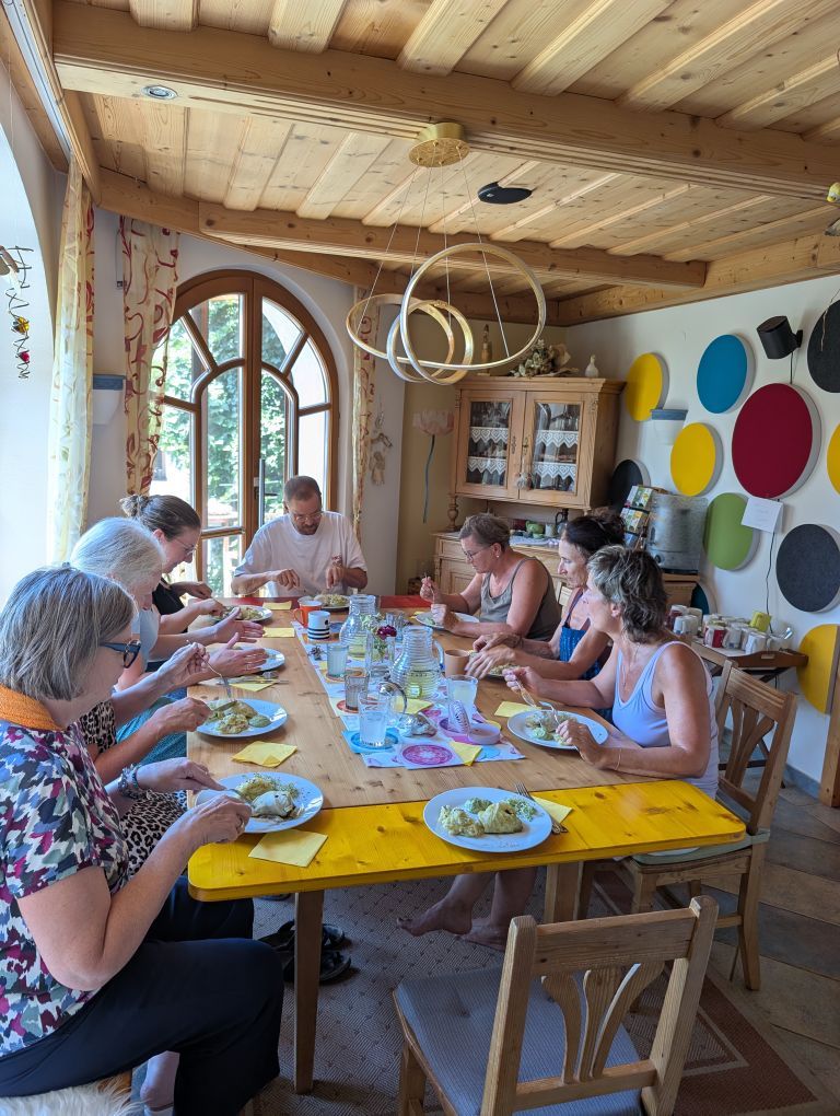 Esszimmer mit Fastengruppe