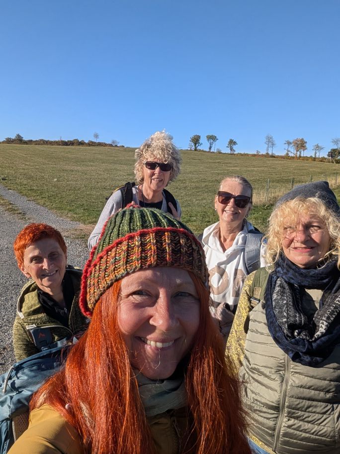 Selfie - 5 Wanderinnen
